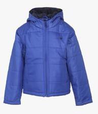 612 League Blue Solid Winter Jacket boys