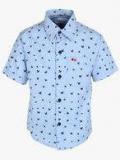 612 League Light Blue Casual Shirt boys