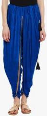 9rasa Blue Printed Dhoti Style Salwar women