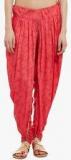 9rasa Red Printed Dhoti Style Salwar women