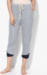 9teenagain White Checked Capri women