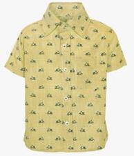 A Little Fable Beige Casual Shirt boys