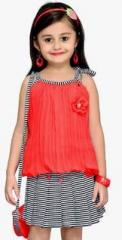 Aarika Orange Skirt Set girls