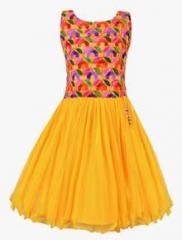 Aarika Yellow Party Frock girls