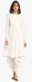 Abhishti White Solid Palazzo Kurta Set women