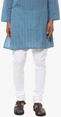 Abhiyuthan White Solid Pyjama men