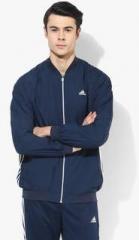 Adidas Base 3S Navy Blue Track Jacket men