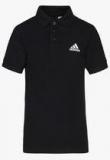 Adidas Base Black Polo T Shirt boys