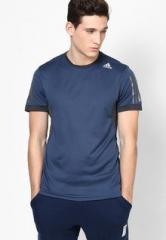 Adidas Blue Football Round Neck T Shirt men