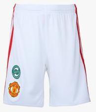 Adidas Manchester United H White Shorts boys