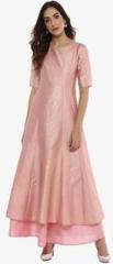 Ahalyaa Pink Printed Anarkali men