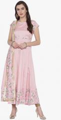 Ahalyaa Pink Printed Kurta women