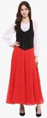 Aks Couture Red Solid Dress women