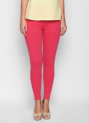 Albely Coral Solid Leggings women