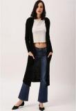 All About You Black Solid Shrug women