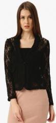 All About You From Deepika Padukone Black Lace Summer Jacket women