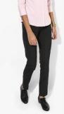 Allen Solly Black Solid Chinos women