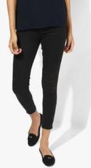 Allen Solly Black Solid Mid Rise Regular Fit Jeans women