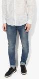 Allen Solly Blue Washed Skinny Fit Jeans men