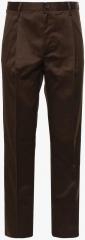 Allen Solly Brown Solid Regular Fit Formal Trouser men