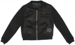 Allen Solly Junior Black Cut Out Bomber girls