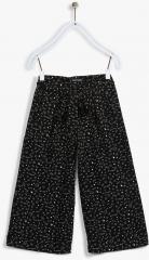 Allen Solly Junior Black Printed Pants girls