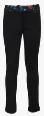 Allen Solly Junior Black Regular Fit Trouser girls