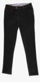 Allen Solly Junior Black Slim Fit Mid Rise Jeans Girls