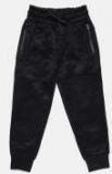 Allen Solly Junior Black Slim Fit Solid Regular Joggers Boys