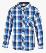 Allen Solly Junior Blue Casual Shirt boys