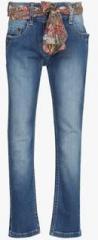 Allen Solly Junior Blue Regular Fit Jeans girls