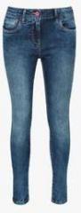 Allen Solly Junior Blue Slim Fit Jeans girls