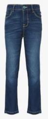 Allen Solly Junior Blue Washed Slim Fit Jeans boys