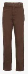 Allen Solly Junior Brown Regular Fit Trouser boys