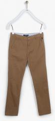 Allen Solly Junior Brown Slim Fit Trouser boys