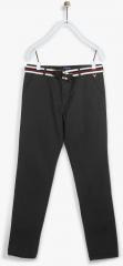 Allen Solly Junior Charcoal Grey Slim Fit Trouser boys