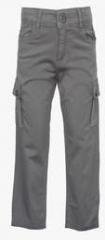 Allen Solly Junior Grey Regular Fit Trouser boys