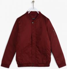 Allen Solly Junior Maroon Winter Jacket boys