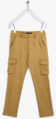 Allen Solly Junior Mustard Slim Fit Trouser boys