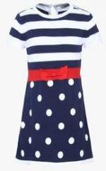 Allen Solly Junior Navy Blue Casual Dress girls