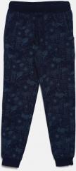 Allen Solly Junior Navy Blue Regular Fit Printed Joggers boys