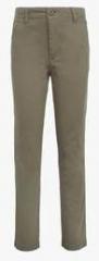 Allen Solly Junior Olive Regular Fit Trouser boys