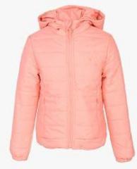 Allen Solly Junior Peach Winter Jacket girls