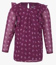 Allen Solly Junior Purple Casual Top girls