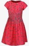 Allen Solly Junior Red Casual Dress girls