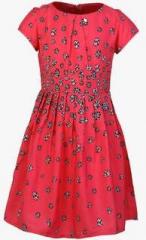 Allen Solly Junior Red Casual Dress girls