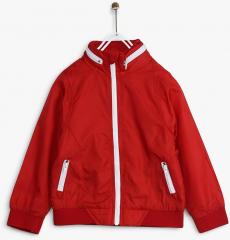 Allen Solly Junior Red Solid Bomber Jacket boys