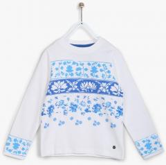 Allen Solly Junior White Sweatshirt girls