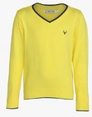 Allen Solly Junior Yellow Sweater boys