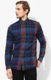 Allen Solly Multicoloured Checked Regular Fit Casual Shirt men